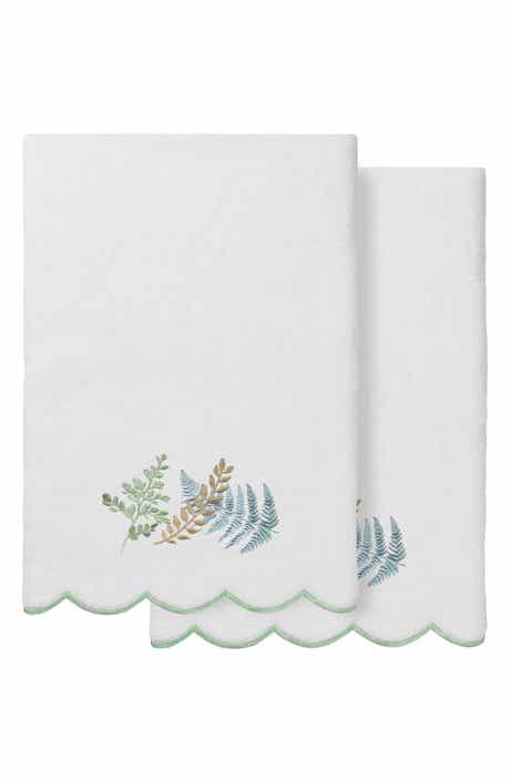 Fern Toss Scallop Pack of 2 Bath Towels