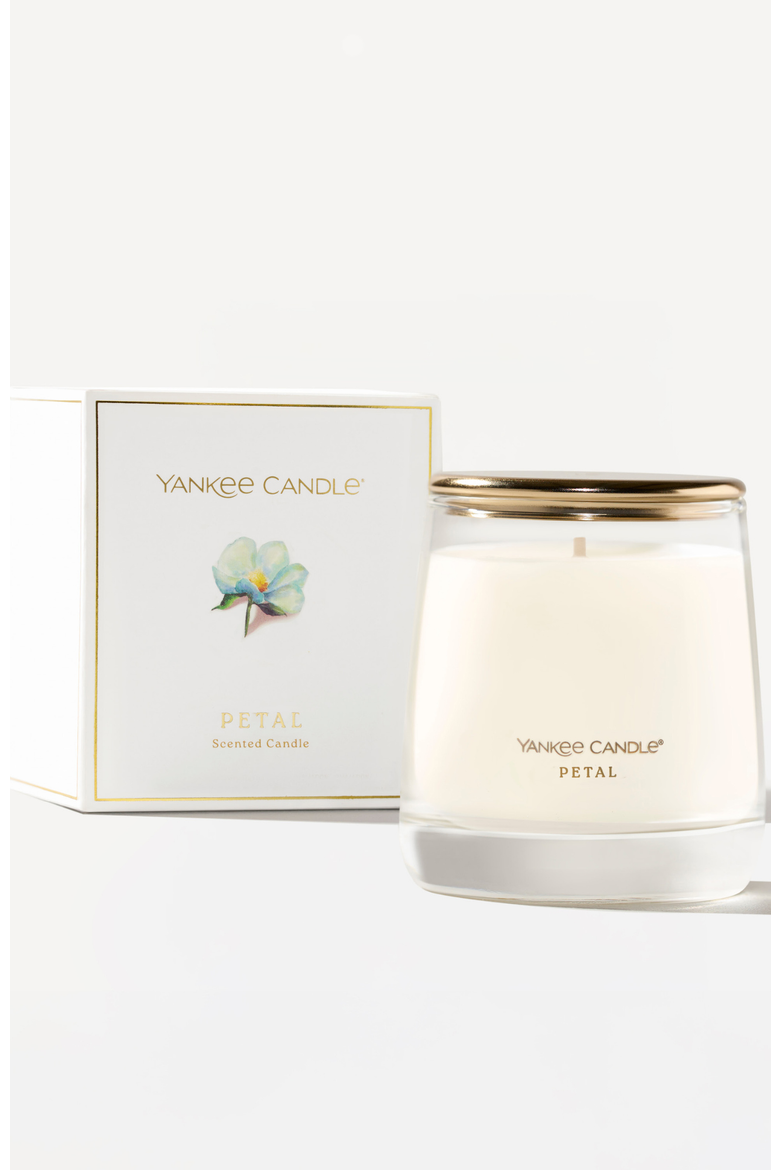 Petal Premium Small Scented Jar Candle, Alternate, color, White