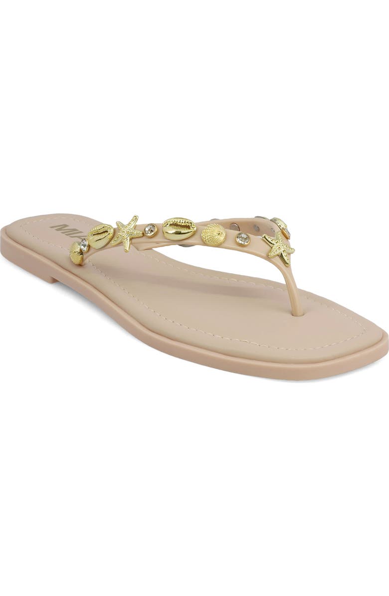 MIA Tulah Flip Flop, Main, color, Beige