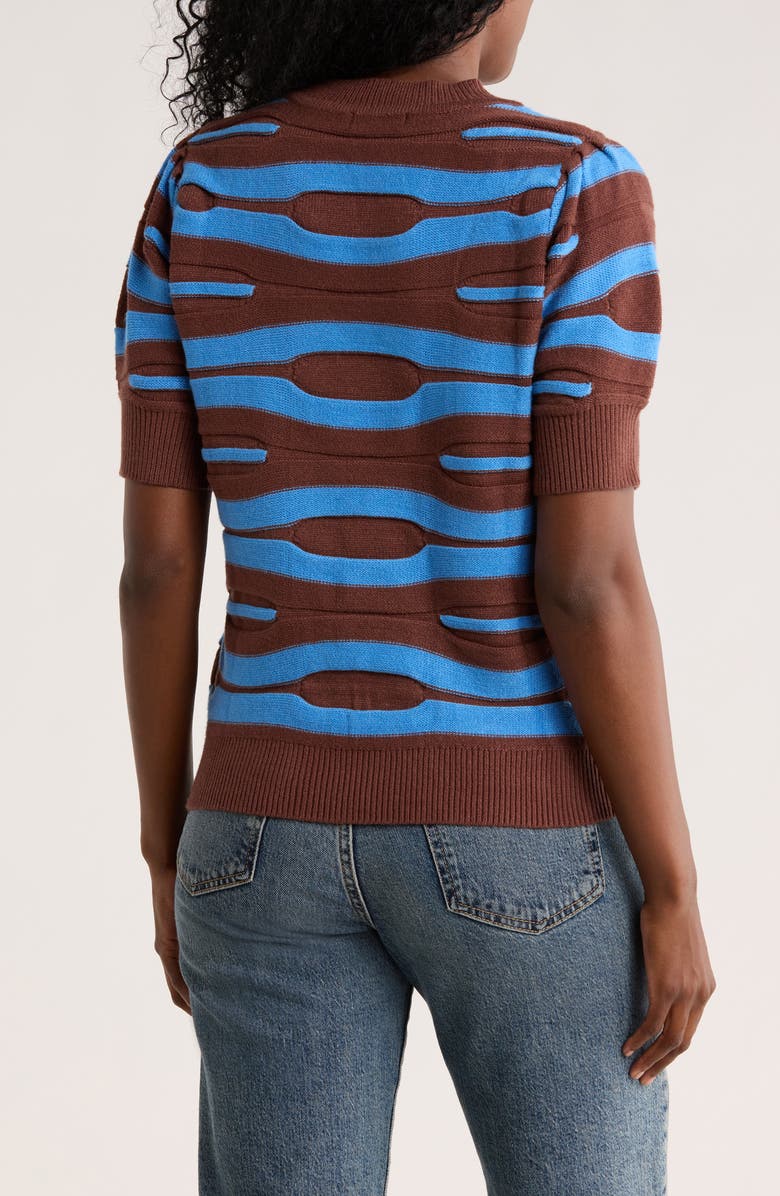 AREA STARS Lara Sweater Top, Alternate, color, Blue