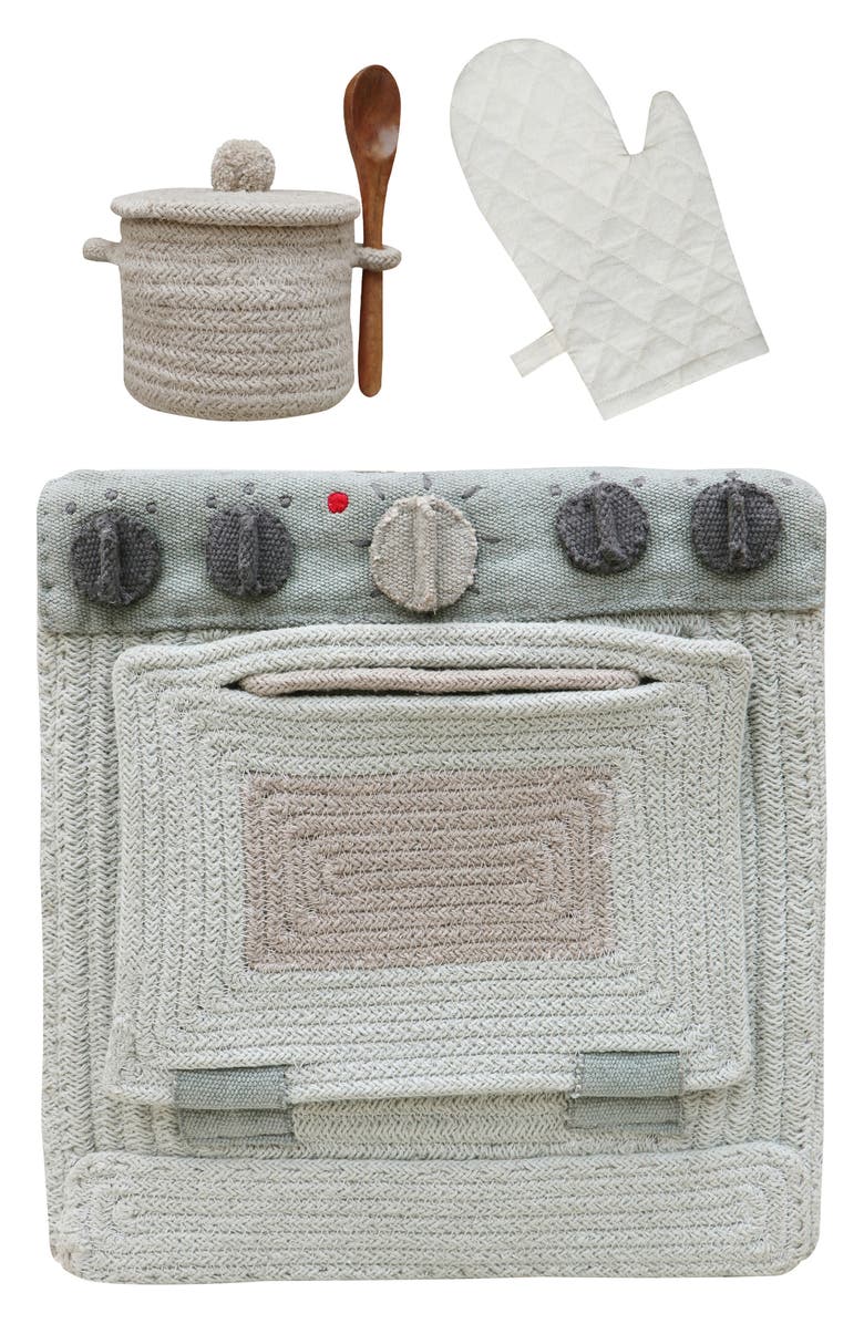 Lorena Canals Kitchen Playset Basket, Main, color, 