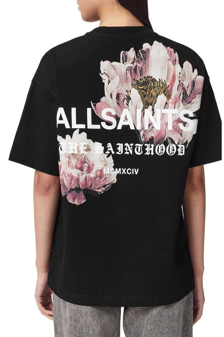 Eliana Etta Graphic Tee, Alternate, color, BLACK