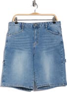 Madden Girl Denim Carpenter Shorts