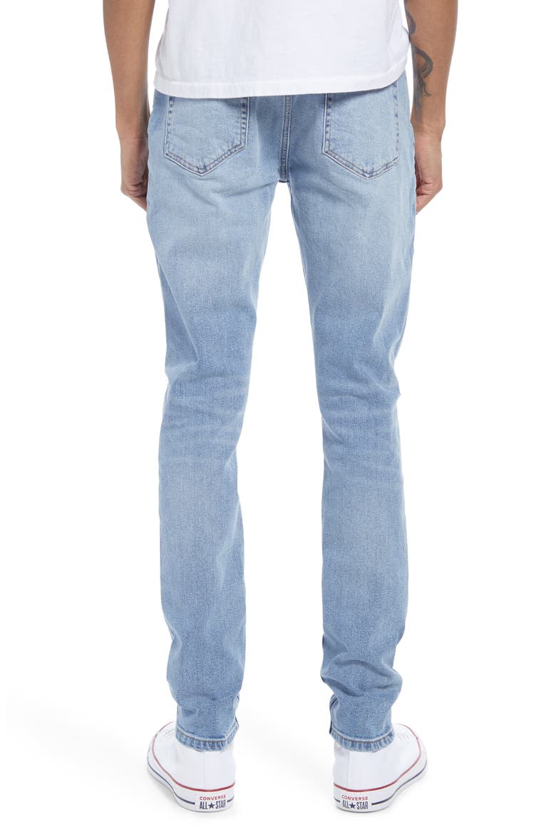 Rolla's Stinger Ripped Skinny Jeans, Alternate, color, V8 BLEACH DESTROY