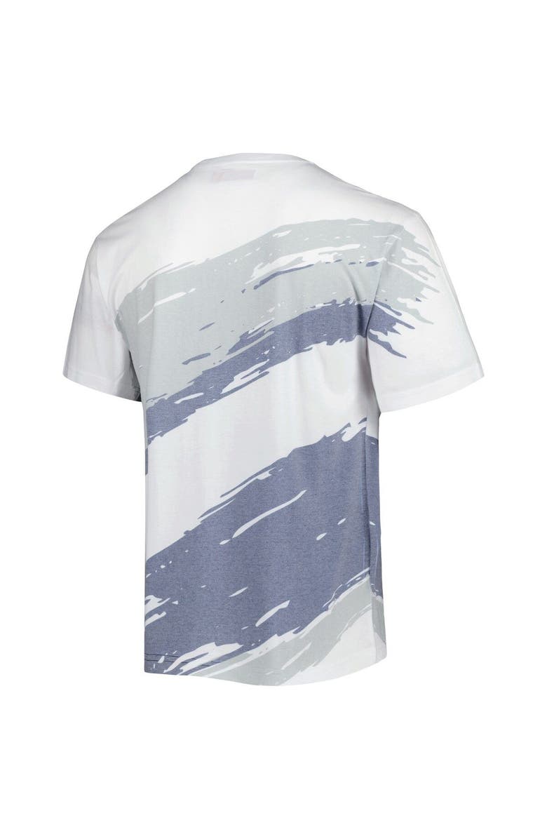 Mitchell & Ness Men's Mitchell & Ness White Jackson State Tigers Paintbrush Sublimated T-Shirt, Alternate, color,