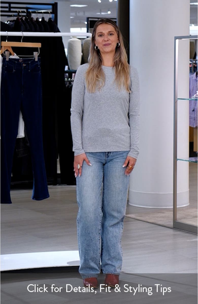 Crewneck Long Sleeve T-Shirt, sales video thumbnail