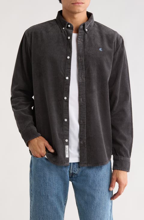Madison Corduroy Button-Down Shirt
