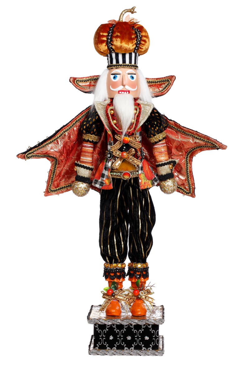 Pumpkin Nutcracker, Small, Main, color, Orange