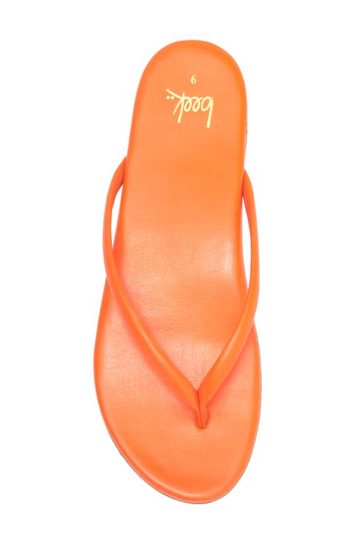 Beek Sunbeam Flip Flop In Orange