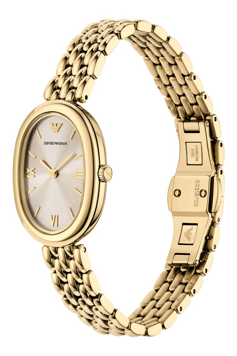 Large Sinfonia Bracelet Watch, 26mm x 34mm, Alternate, color, GOLD