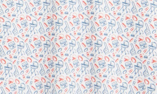 Vineyard Vines Fish Print Sankaty Performance Polo In Multi
