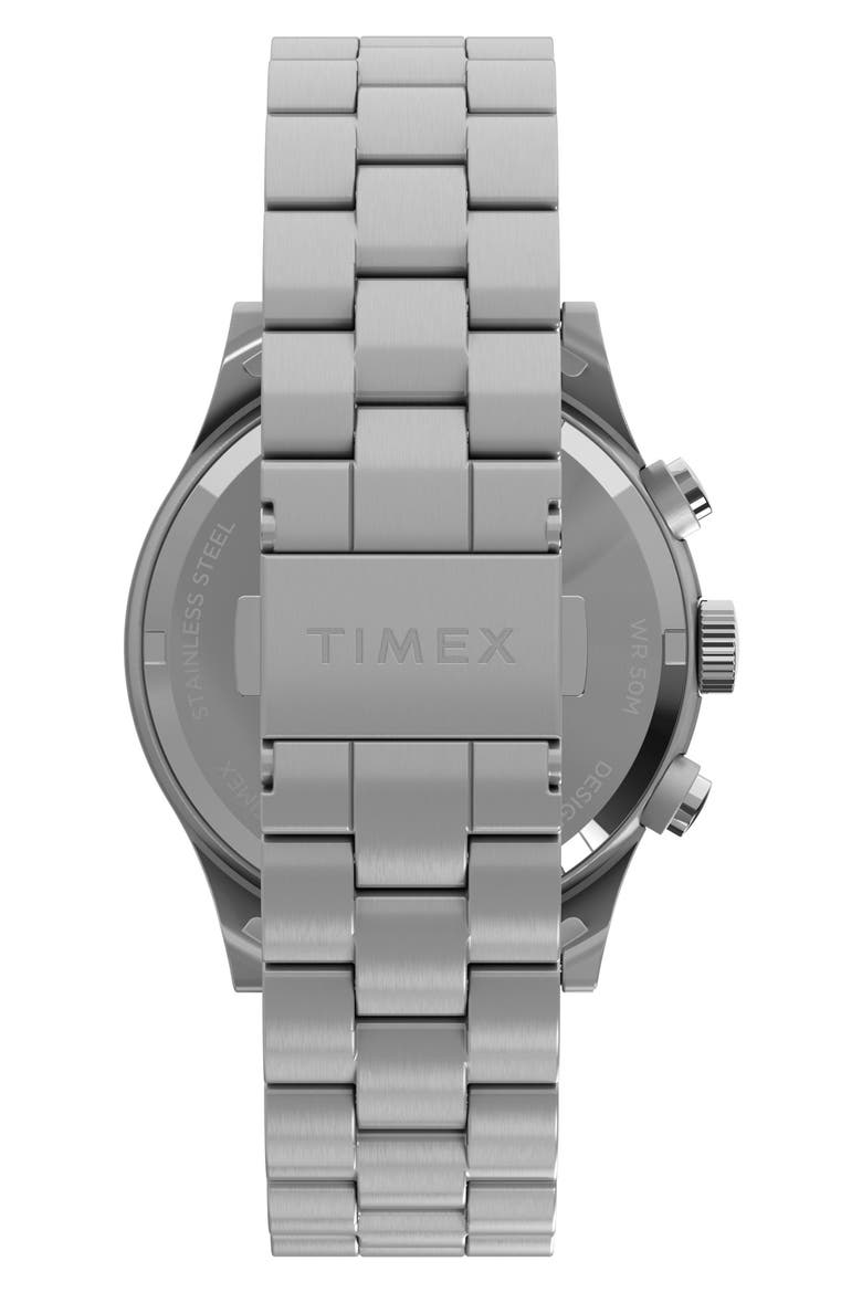 MK1 Chronograph Bracelet Watch, 40mm, Alternate, color, SILVER-TONE