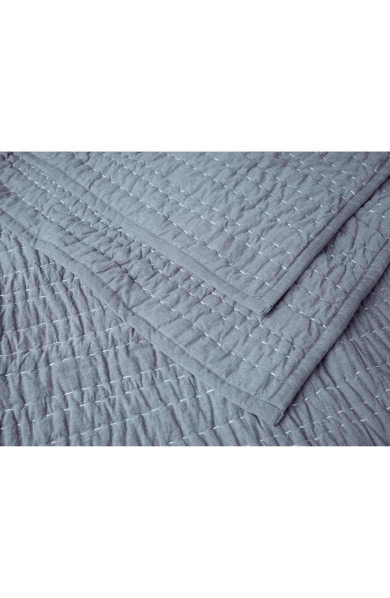 Coyuchi Channel Hand Stitched Organic Cotton Comforter, Alternate, color,