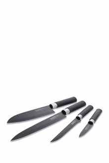 BergHOFF Black Essential Ceramic Coated 4-Piece Knife Set