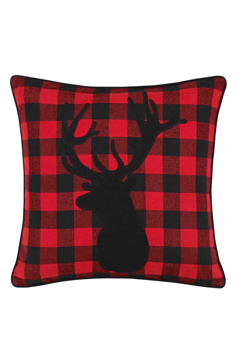Eddie Bauer Cabin Plaid Print Throw Pillow, Alternate, color, 
