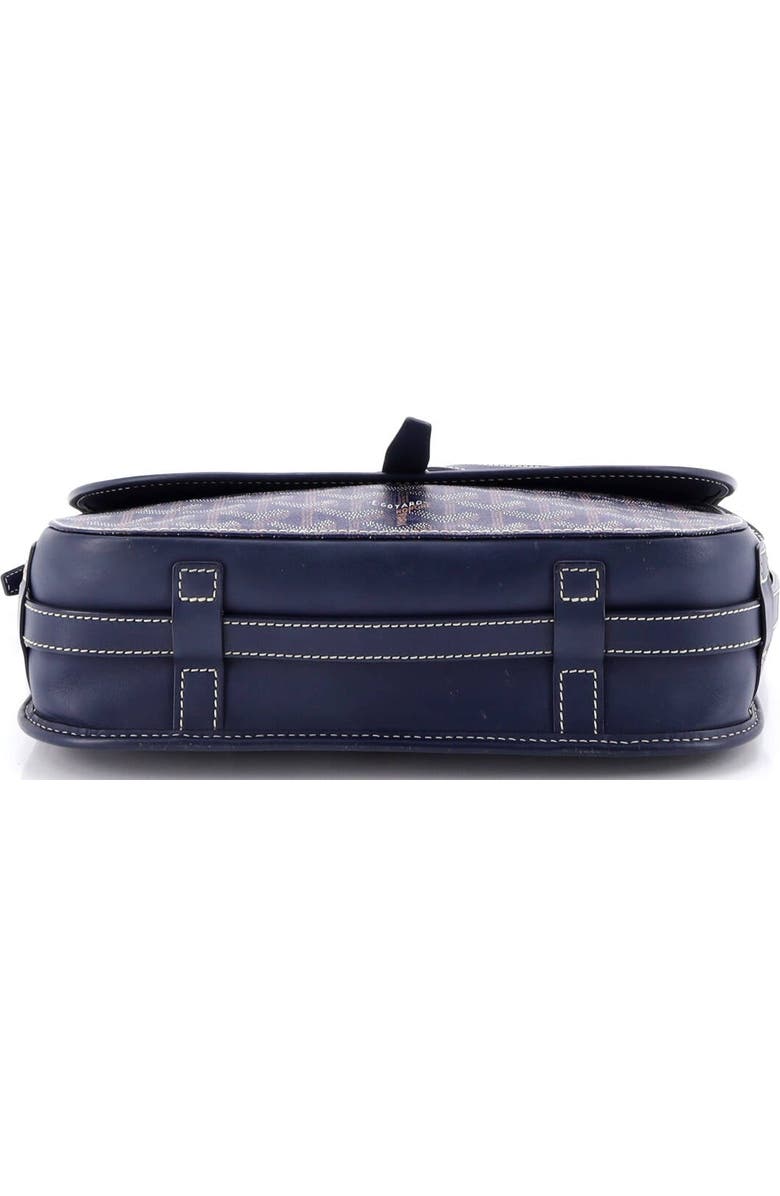 Pre-Owned Goyard Belvedere II Messenger Bag Coated Canvas MM, Alternate, color, Blue