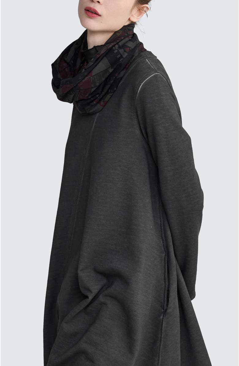 LUUKAA Dewy Sculptural Jersey Collar Scarf, Alternate, color,