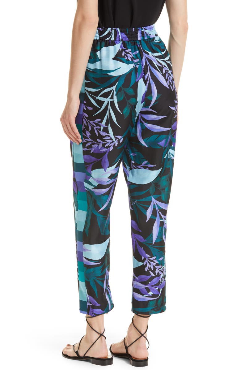 KOBI HALPERIN Adie Floral Crop Pants, Alternate, color, 