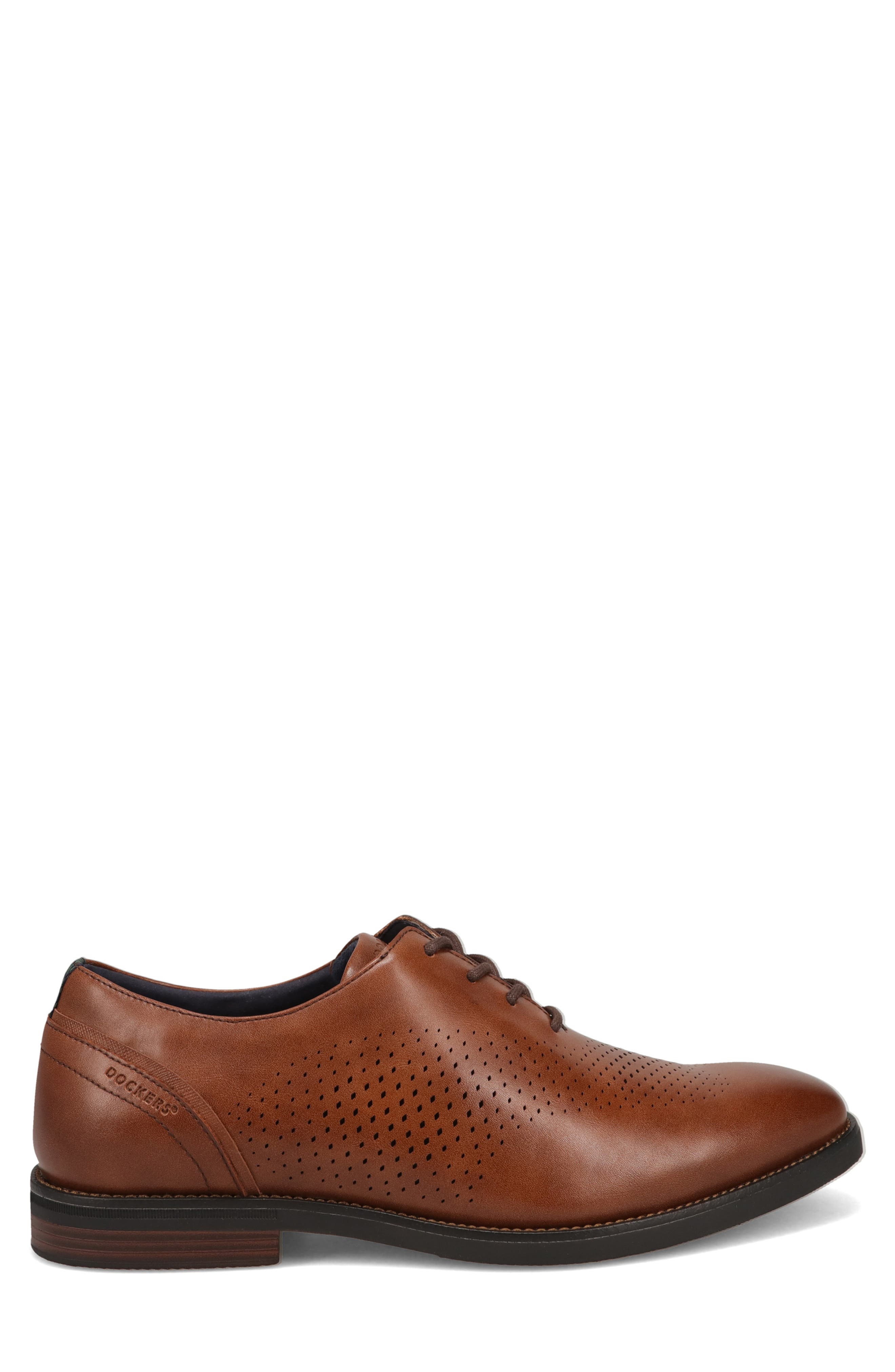 Blakeley Faux Leather Oxford, Alternate, color, COGNAC