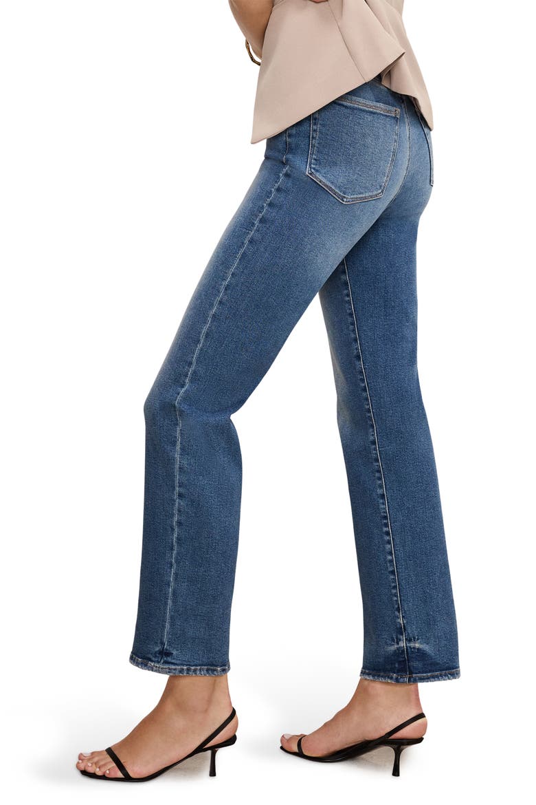 Good Boy High Waist Ankle Straight Leg Jeans, Alternate, color, INDIGO871
