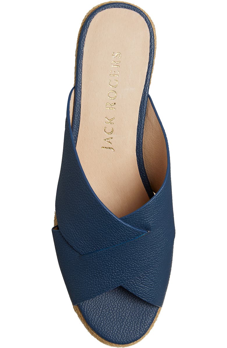 Jack Rogers Sloan Slotted Cork Espadrille Wedge Sandal, Alternate, color,