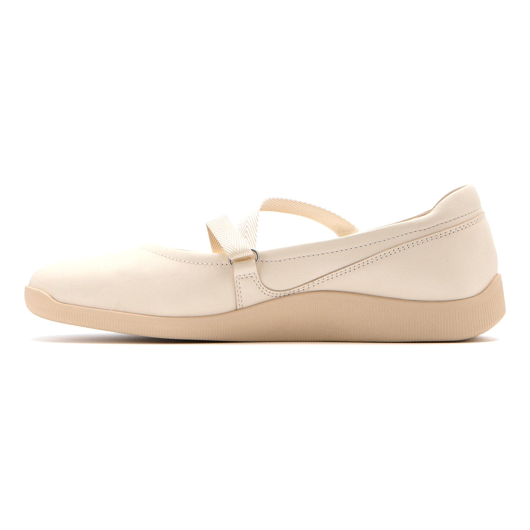 Vela Mary Janeflat, Alternate, color, White