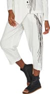 LUUKAA Eli Printed Linen Cotton Blended Pants