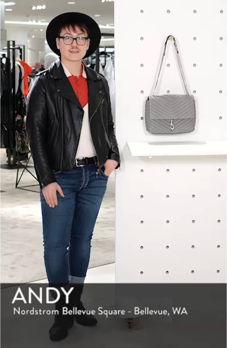 Edie Quilted Leather Shoulder Bag, sales video thumbnail