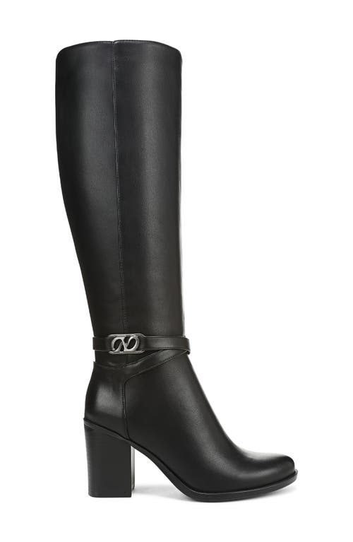 Naturalizer Womens Kalina Knee High Boots Narrow Regular Wide Extra Wide Calf In Black