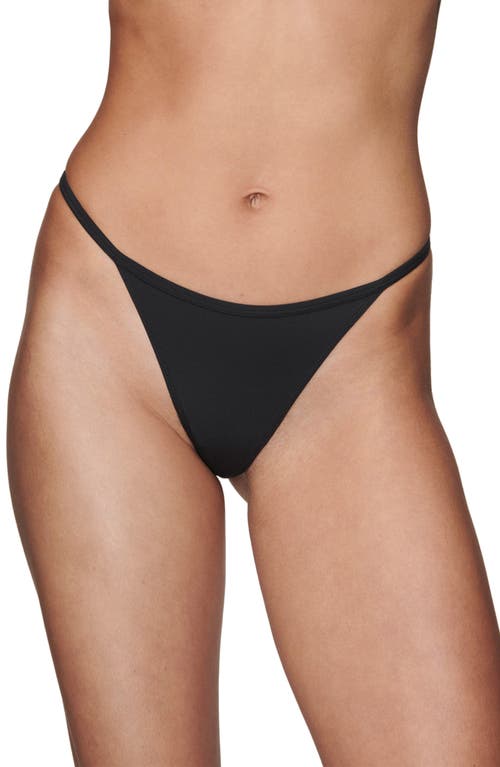 CUUP The String Thong in Black at Nordstrom, Size 2 X