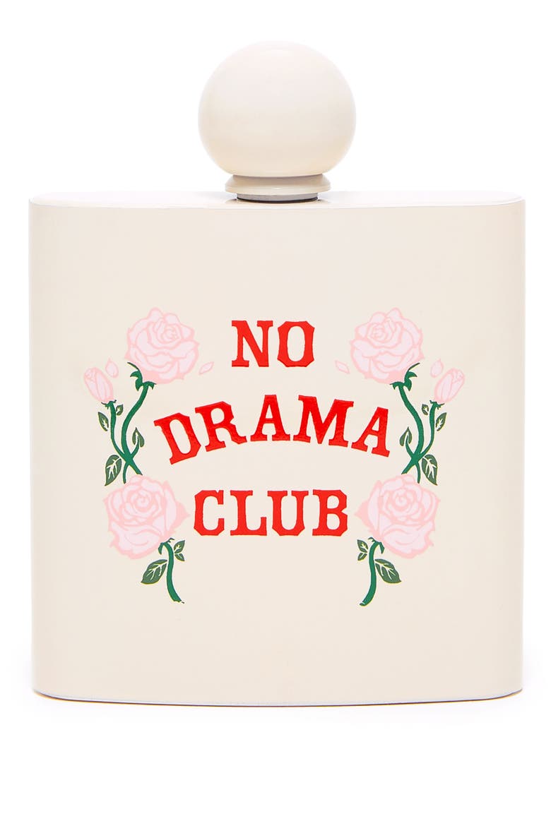No Drama Club Flask, Main, color, BEIGE