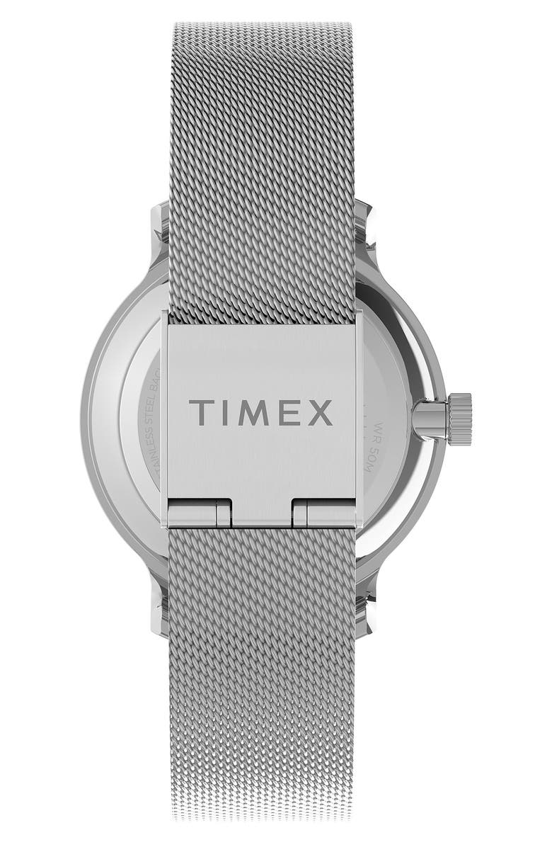 Timex<sup>®</sup> Transcend Mesh Strap Watch, 31mm, Alternate, color, Stainless