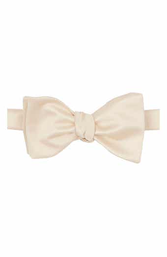 Solid Satin Bow Tie