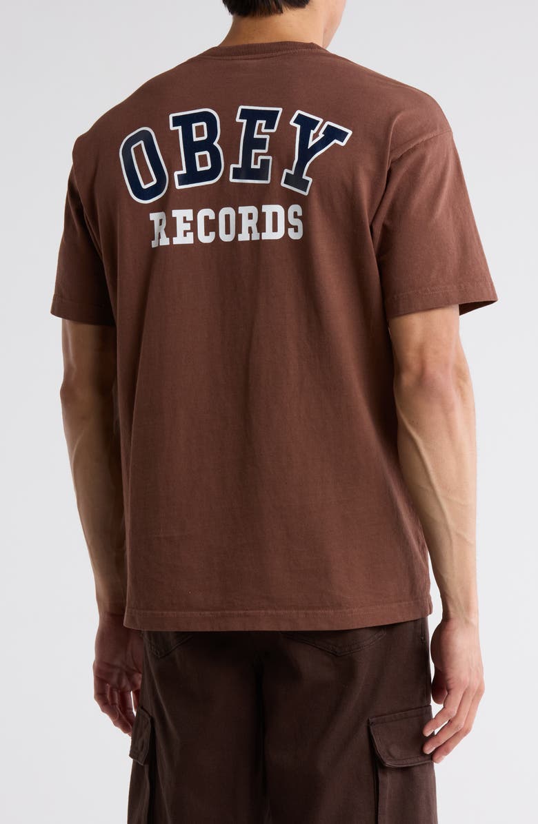 Obey Heavyweight Record Graphic T-Shirt, Alternate, color,
