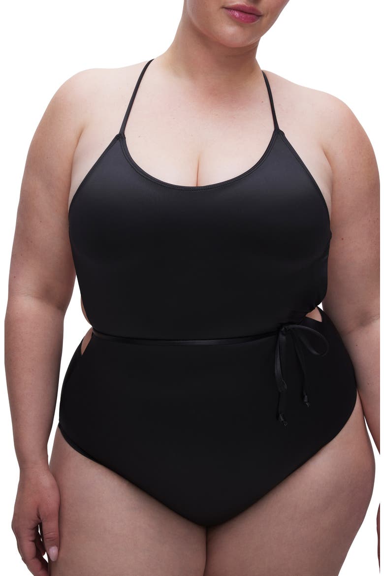 Vacay Strappy One-Piece Swimsuit, Alternate, color, BLACK001
