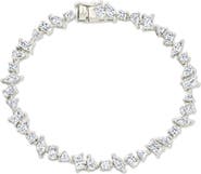 Sterling Forever Ellery Cubic Zirconia Tennis Bracelet