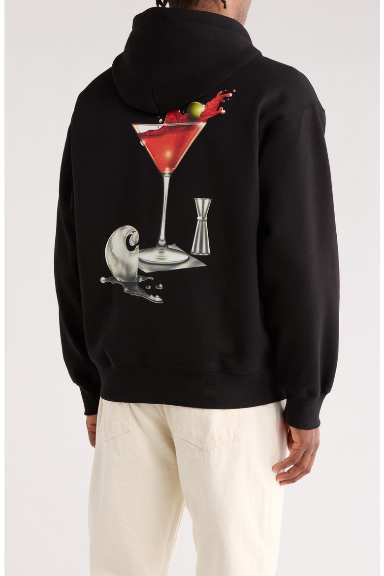 x Jake Garcia Graphic Hoodie, Alternate, color, BLACK