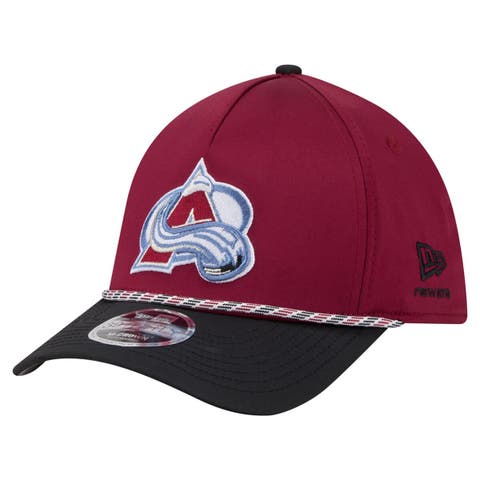 Men's New Era  Burgundy/Black Colorado Avalanche 39THIRTY Two-Tone Featherweight M-Crown Flex Hat