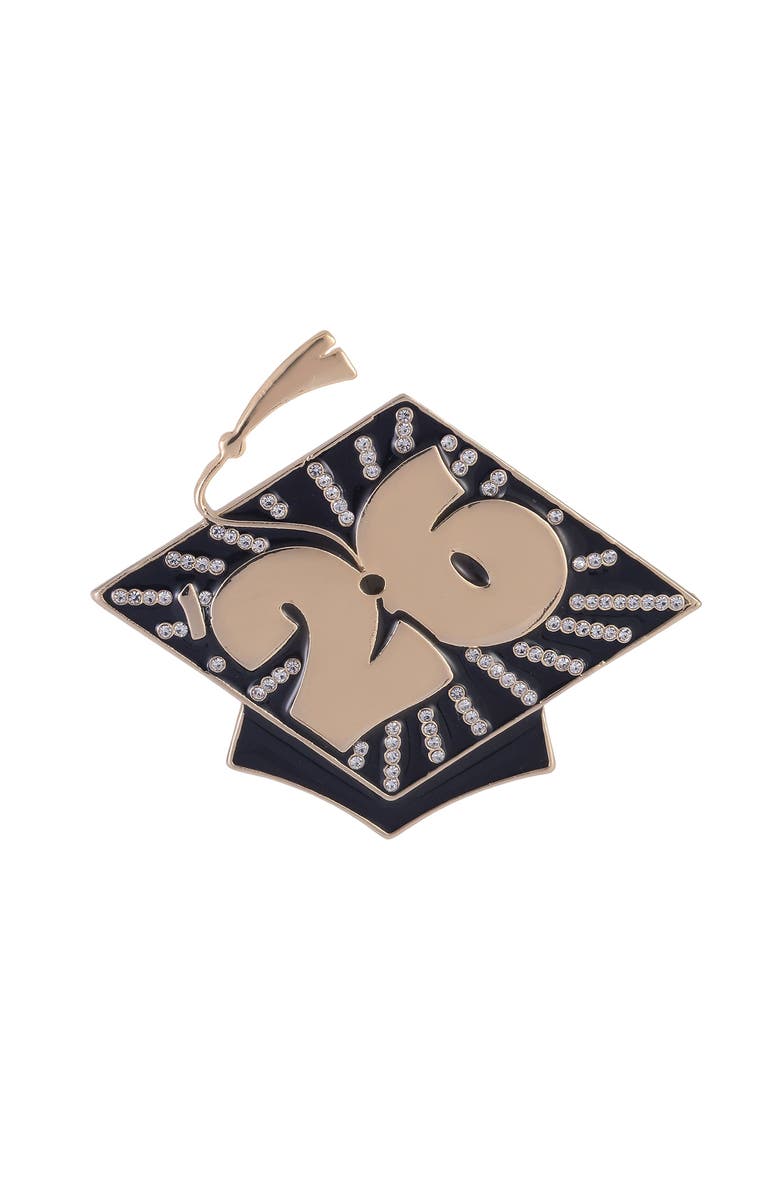 Hallmark 2026 Graduation Cap Pin, Alternate, color, Black