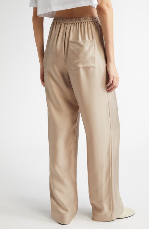 LOULOU DE SAISON LOULOU DE SAISON ALERA SILK STRAIGHT LEG PANTS