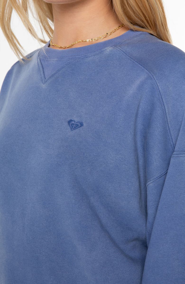 Roxy Oasis Haze Sweatshirt, Alternate, color, Coastal Fjord