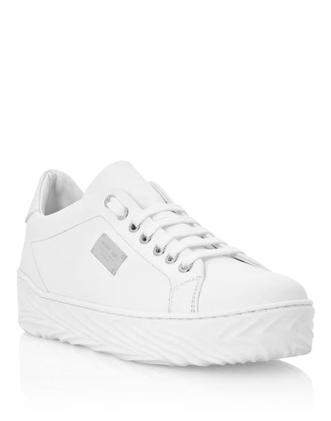 Leather Lo-Top Sneakers Philipp Plein Tm Comfort Women