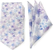 Cufflinks, Inc. Watercolor Silk Tie & Pocket Square Set