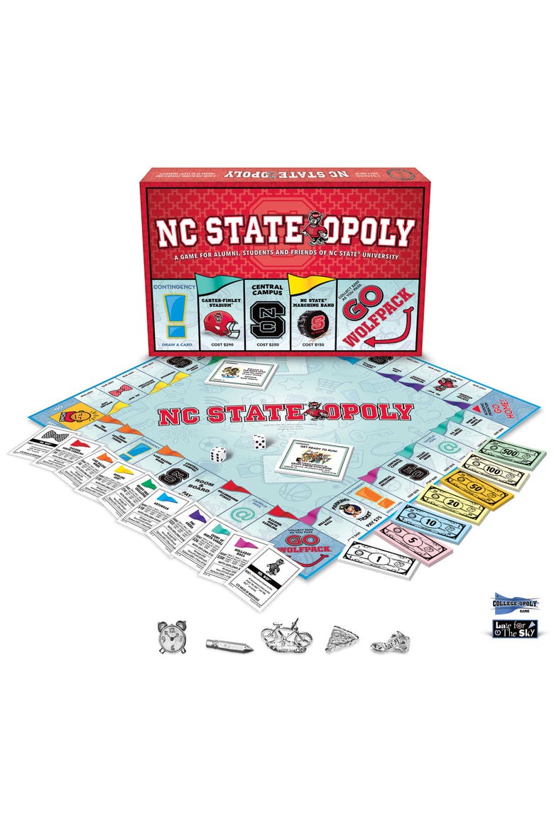 Nc Stateopoly Themed Family Board Game, Alternate, color, Multicolored