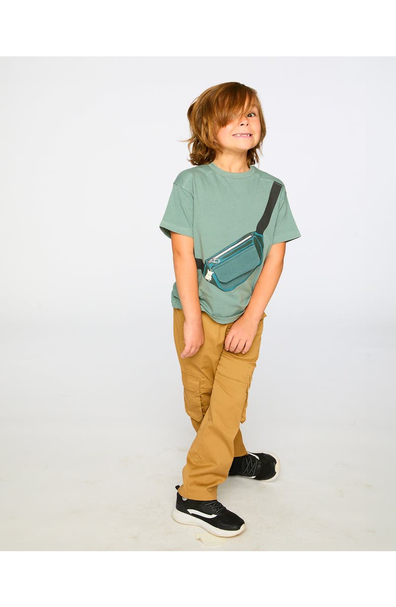 Deux par Deux Stretch Twill Carpenter Pants, Alternate, color, Beige