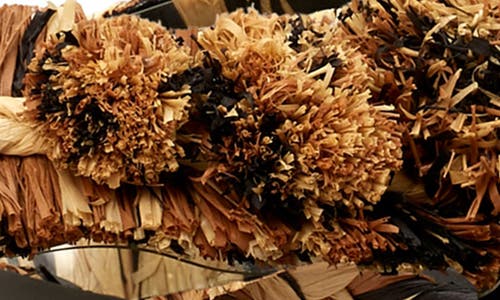 Tory Burch Raffia Flip Flop In Brown