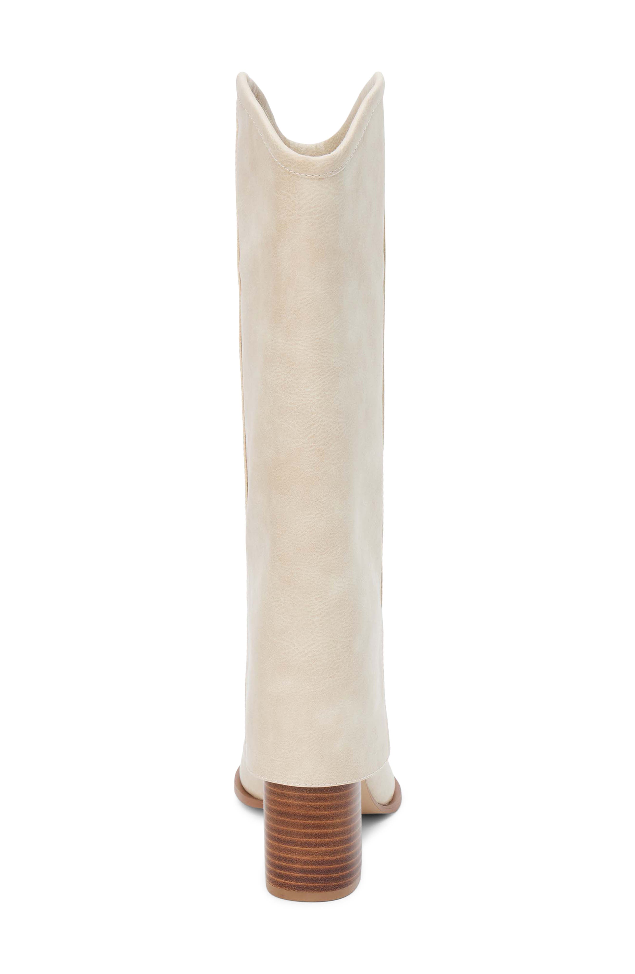 Coconuts by Matisse Walker Foldover Shaft Knee High Boot, Alternate, color, Natural