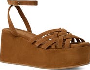 Loeffler Randall Channing Ankle Strap Platform Wedge Sandal
