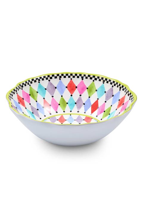 Palm Springs Melamine Serving Bowl