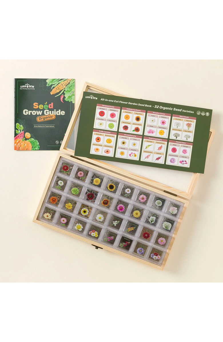 Uncommon Goods Endless Bouquets Gardener's Seed Bank Set, Alternate, color, 